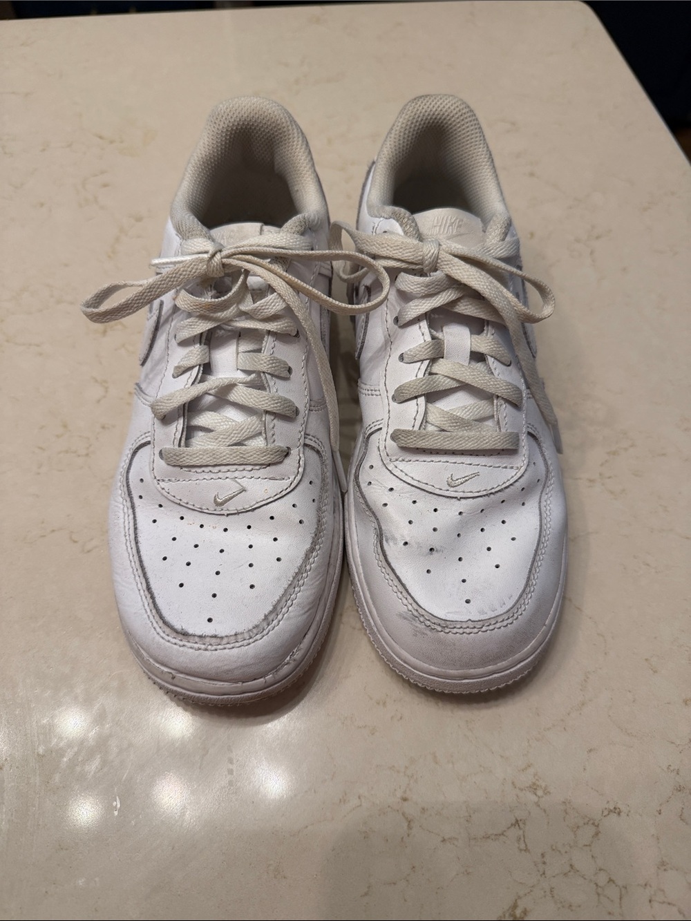 Nike White Leather Sneakers